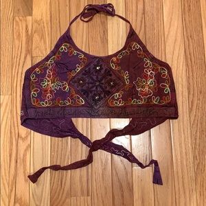 Halter crop top